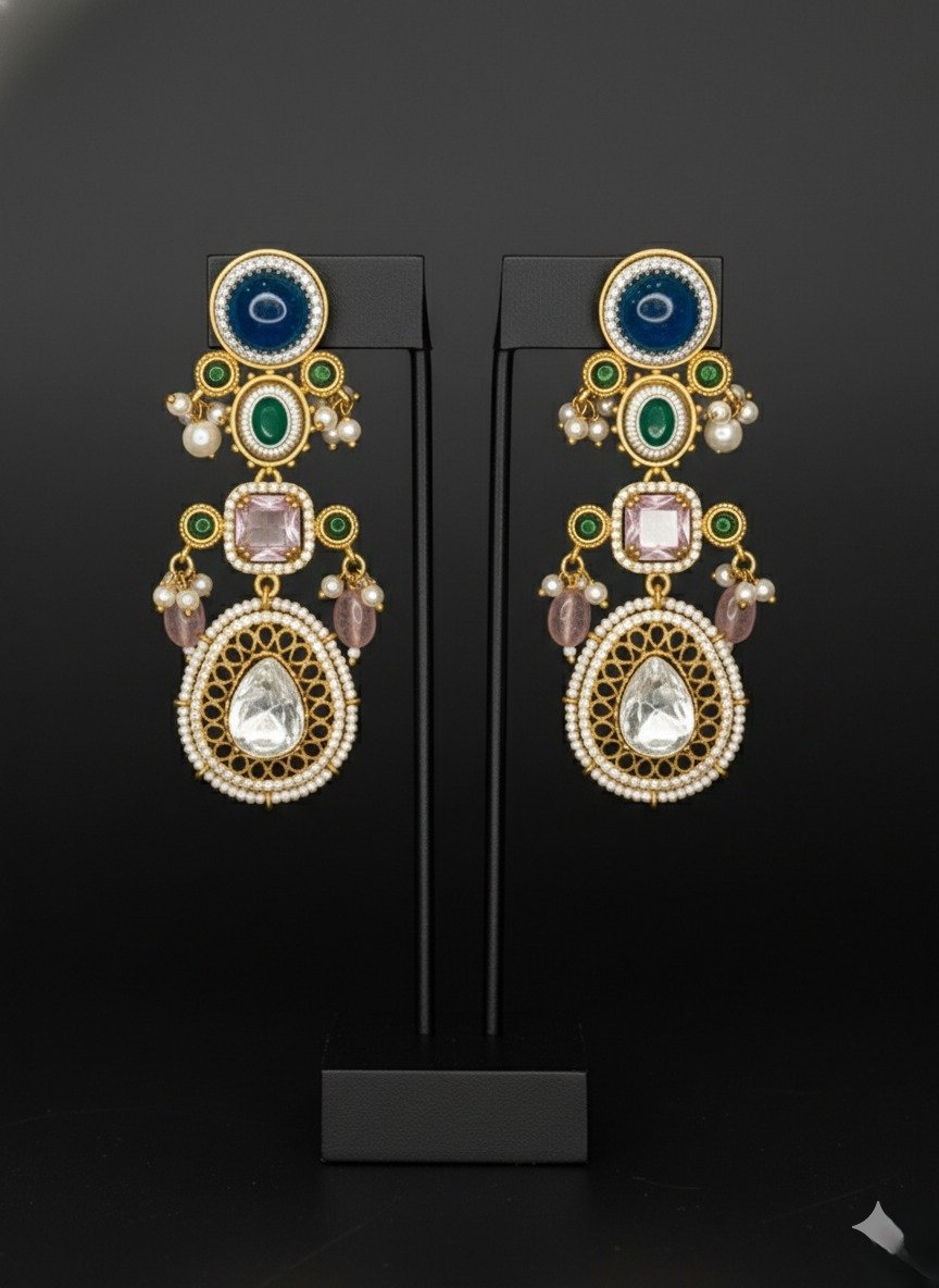 Opulent Orchid Studs